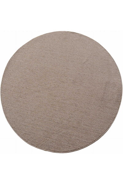 AYYILDIZ Covor modern, Helix De culoare deschisă Rotund, 120 x 120 cm, Bej, P...