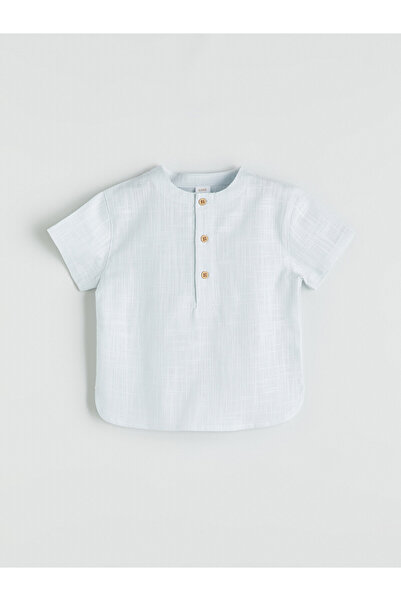 LC Waikiki Two Mt Shop Quality Baby Boy T-Shirt with Button Collar
