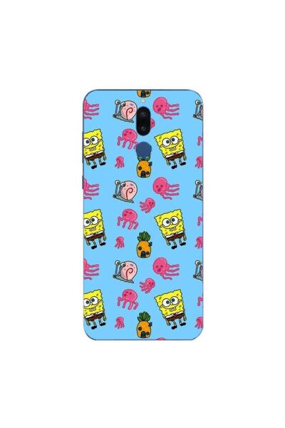 OEM Case compatible with Huawei Mate 10 Lite Silicone Gel Tpu Model Spongebob...