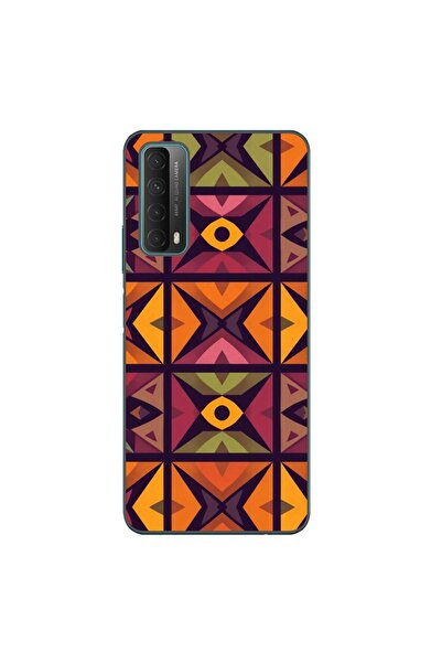 OEM Husa compatibila cu Huawei P Smart 2021 Silicon Gel Tpu Model Tribal Retr...
