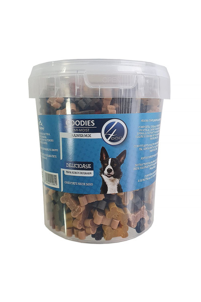 4dog Rewards for Adult Dogs, GOODIES Trainer, Mix, 500g