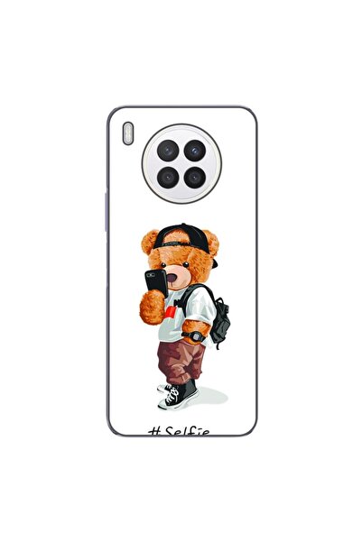OEM Husa compatibila cu Huawei Nova 8i Silicon Gel Tpu Model Bear Teddy Selfie