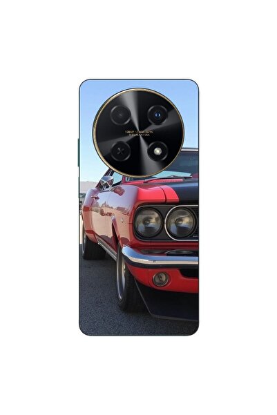 OEM Husa compatibila cu Huawei Nova 12i Silicon Gel Tpu Model Red Muscle Car