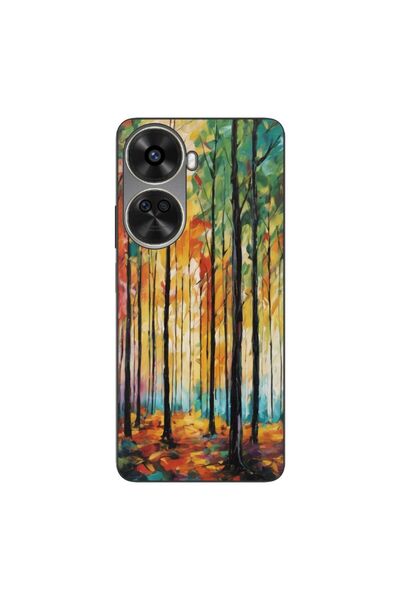 OEM Husa compatibila cu Huawei Nova 12 SE Silicon Gel Tpu Model Colored Fores...