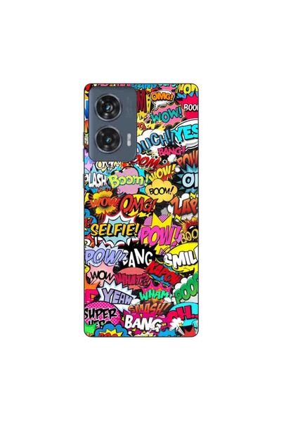 OEM Husa compatibila cu Motorola Edge 50 Fusion Silicon Gel Tpu Model Pop Art...