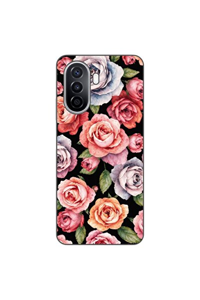 OEM Husa compatibila cu Huawei Nova Y70 Silicon Gel Tpu Model Colorfull Roses...