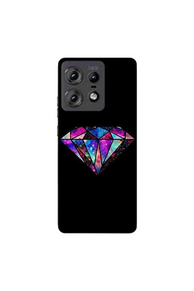 OEM Husa compatibila cu Motorola Edge 50 Pro Silicon Gel Tpu Model Diamond Black