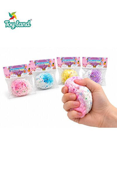 TOY LAND 4PCS Squishy Stress Relief Toy Set – Soft Slow Rising Squeeze Toys f...