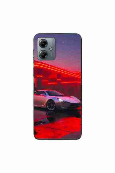 OEM Husa compatibila cu Motorola Moto G14 Silicon Gel Tpu Model Future Car