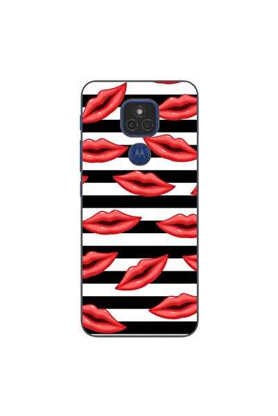 OEM Husa compatibila cu Motorola Moto E7 Plus Silicon Gel Tpu Model Striped K...