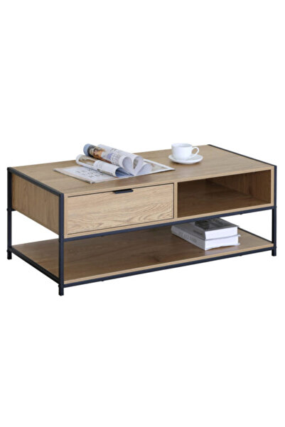 Target Home Kouros-10040 τραπεζάκι σαλονιού, επιφάνεια δρυός, 100 x 50 x 40 ε...