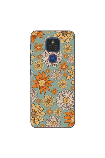 OEM Θήκη συμβατή με Motorola Moto E7 Plus από σιλικόνη gel TPU με vintage σχέ...