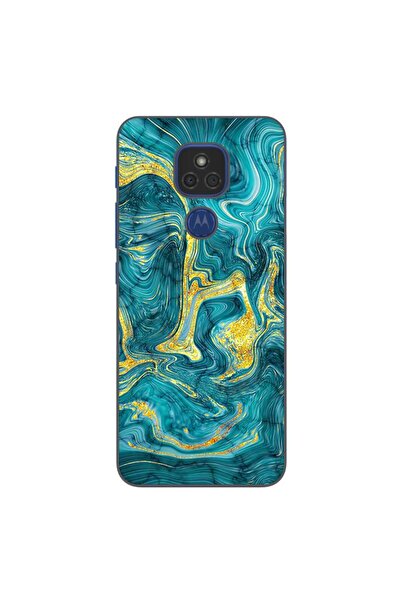 OEM Θήκη συμβατή με Motorola Moto E7 Plus, από σιλικόνη gel TPU, με αφηρημένο...