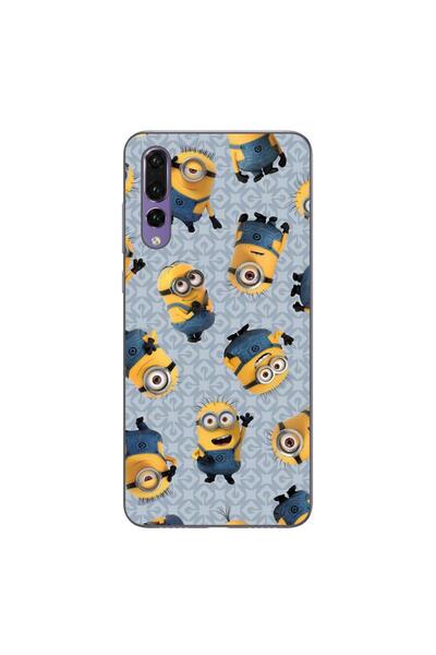 OEM Θήκη συμβατή με Huawei P20 Pro από σιλικόνη gel TPU, με σχέδιο Minions