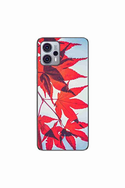 OEM Husa compatibila cu Motorola Moto G23 Silicon Gel Tpu Model Frunze de toamna
