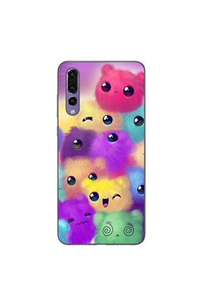 OEM Husa compatibila cu Huawei P20 Pro Silicon Gel Tpu Model Pufosi Colorati