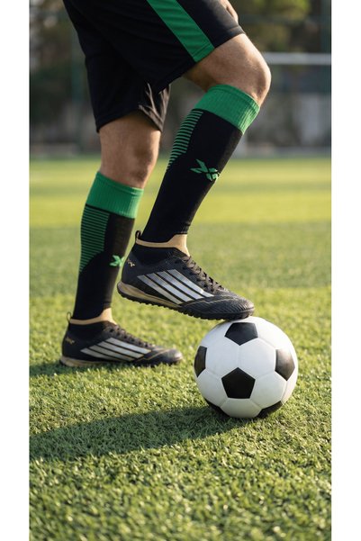 Contavia Men's Knitwear Sock Football Boots for Astroturf Soccer Shoes