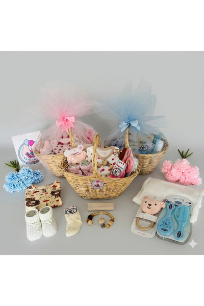 Saninbaby Hoş Geldin Kız Bebek Hediye Sepeti