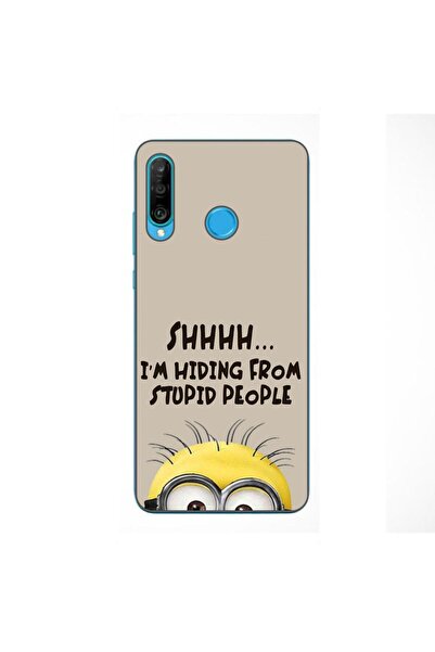 OEM Θήκη συμβατή με Huawei P30 Lite Σιλικόνης Τζελ TPU με σχέδιο Μίνιον και μ...