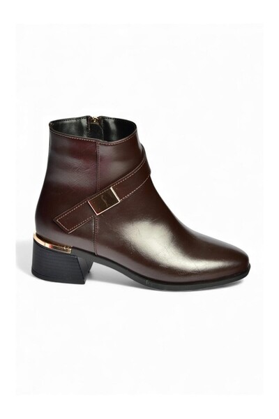 LC Waikiki Nevavm Brown Women's Boots with Difference V518047009