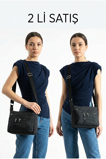 Çanta Trend Klinkır Postman Bag Multi-Pocket Crossbody Strap Rain-Resistant F...