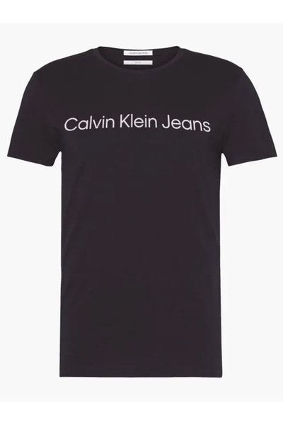 Calvin Klein Ανδρικό Institutional Slim T-shirt Μαύρο J30J322552-BEH