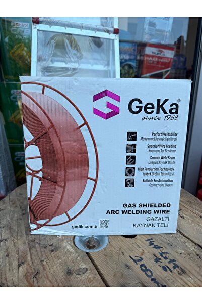 GeKa SG2 Gazaltı Kaynak Teli 1.00 mm 15 Kg BS300 MIG/MAG Kaynak Teli