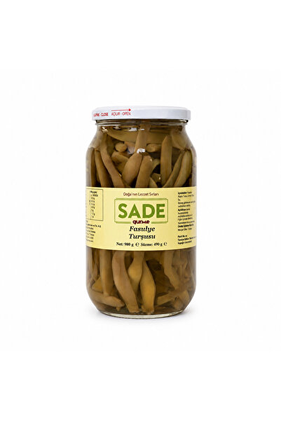 Sade Gurme Fasulye Turşusu 980 g.