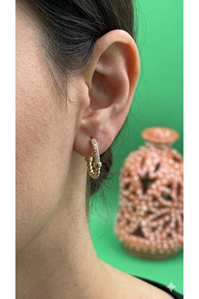 charmove ile kendinizi şımartın Xuping أقراط فولاذية مرصعة بالزركون باللون ال...