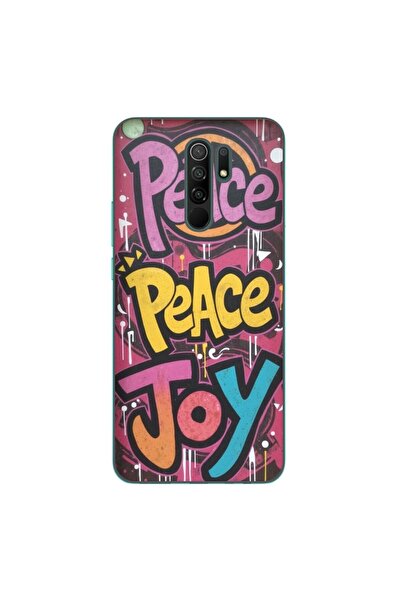 OEM Husa compatibila cu Xiaomi Redmi 9 Silicon Gel Tpu Model Peace and Joy Gr...