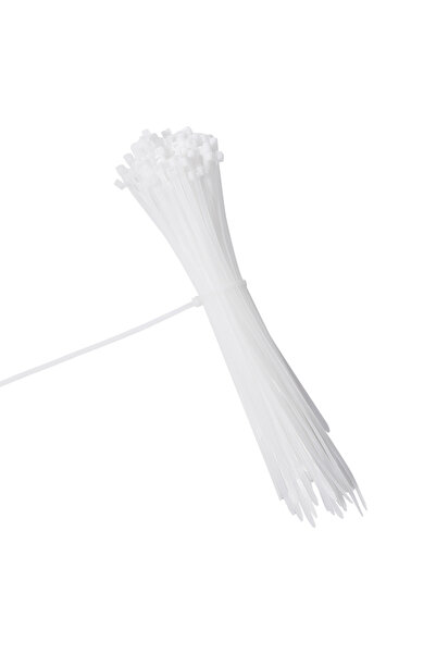 Deli Plastic Cable Ties 4*200mm White