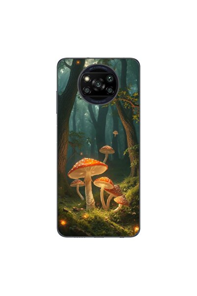 OEM Калъф, съвместим с Xiaomi Poco X3 Pro, силиконов гел TPU, с шарка на свет...