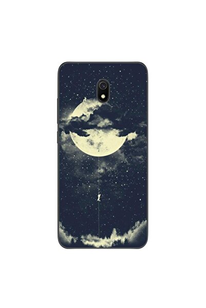 OEM Θήκη συμβατή με Xiaomi Redmi 8A Σιλικόνης Gel TPU Μοντέλο Moon Climbing