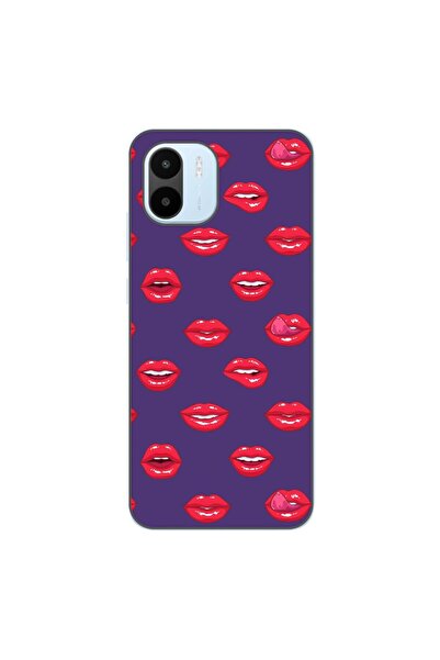 OEM Husa compatibila cu Xiaomi Redmi A1 Silicon Gel Tpu Model Buze Pattern