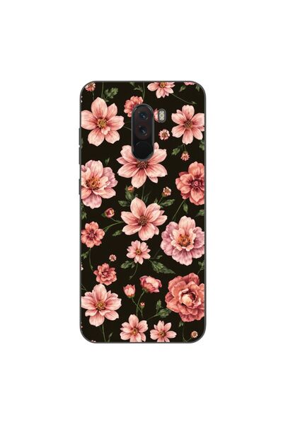 OEM Case compatible with Xiaomi Pocophone F1 Silicone Gel Tpu Pattern Pink Sp...