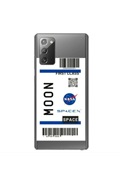 Other Samsung Note 20 Moon spacex Transparent Silicone TPU Θήκη