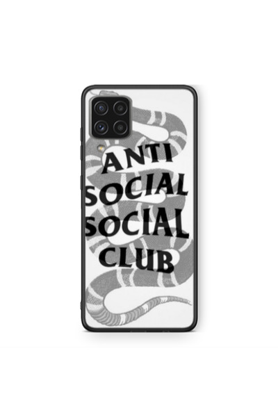 Other Samsung A12 Social club Black Glossy Θήκη