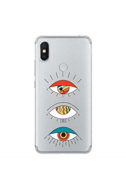 Other Xiaomi Redmi S2 3 different eyes Transparent Silicone TPU Θήκη