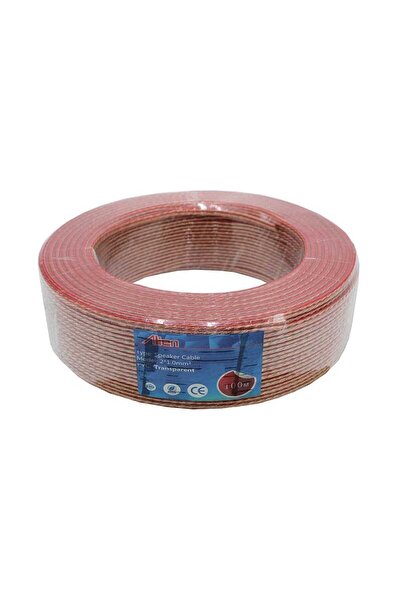 ALIEN Cablu audio transparent 2 x 1 mm rolă 100 m