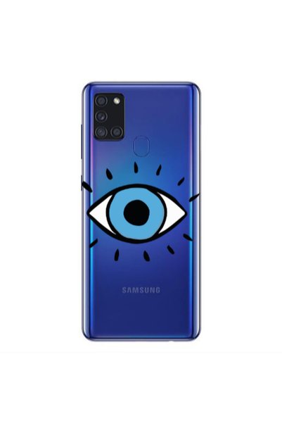 Other Samsung A21S Shining Eye Transparent Silicone TPU Θήκη
