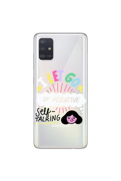 Other Samsung A51 Let go Self talking Transparent Silicone TPU Θήκη