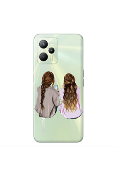Other Realme C35 Friends Transparent Silicone TPU Θήκη