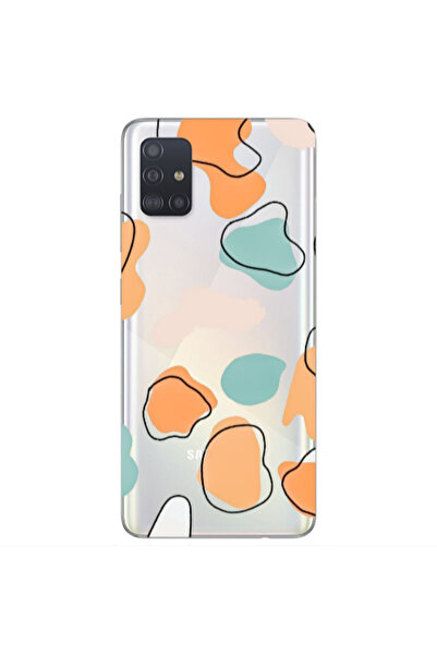 Other Samsung A51 Colorful spots Transparent Silicone TPU Θήκη