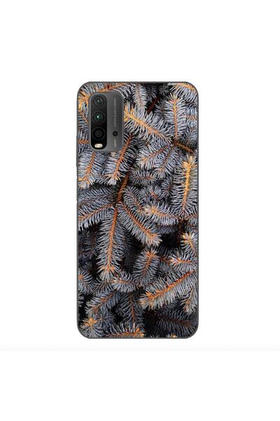 OEM Case compatible with Xiaomi Redmi 9T Silicone Gel Tpu Fir Branches Pattern