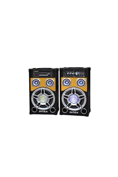 Intex Set of 2 speakers with amplification and MP3 DJ 801 K