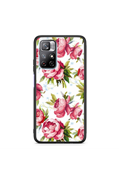 Other Xiaomi Poco M4 Pro 5G Roses and laves Black Glossy Θήκη