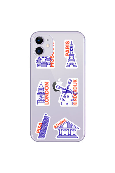 Other Apple iPhone 11 Pisa Athens Transparent Silicone TPU Θήκη
