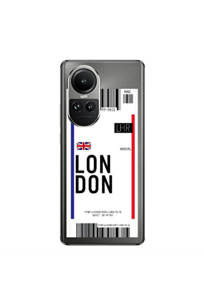 Other Oppo Reno10 5G London Arrival Transparent Silicone TPU Θήκη