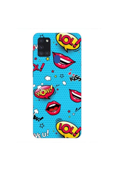 Other Samsung A21S Sticker Lol desing Transparent Silicone TPU Θήκη