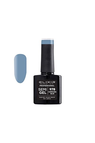 Elixir SEMI GEL ΗΜΙΜΟΝΙΜΟ ΒΕΡΝΙΚΙ 978 (CAROLINA Blue) 8ML
